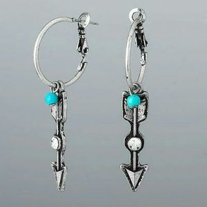 *Host Pick* Antiqued Silver Boho Earrings